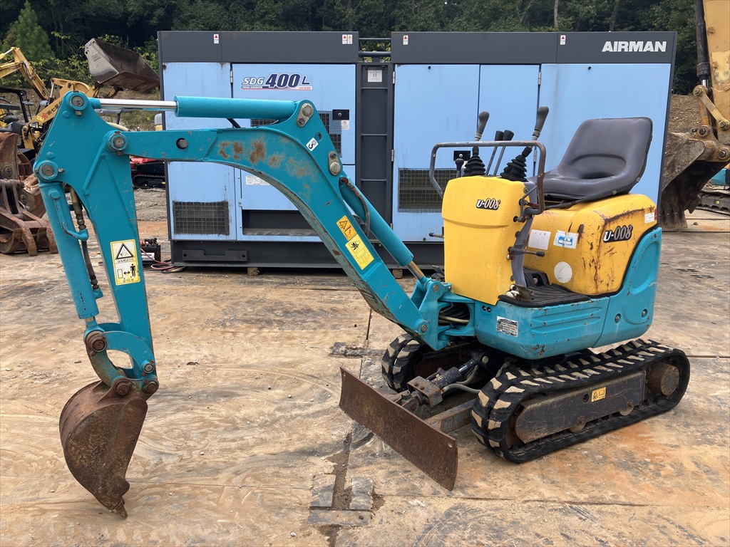 Used Kubota U-008 Mini Excavator (Mini Backhoe) (2006) for Sale in Japan | WORLDing