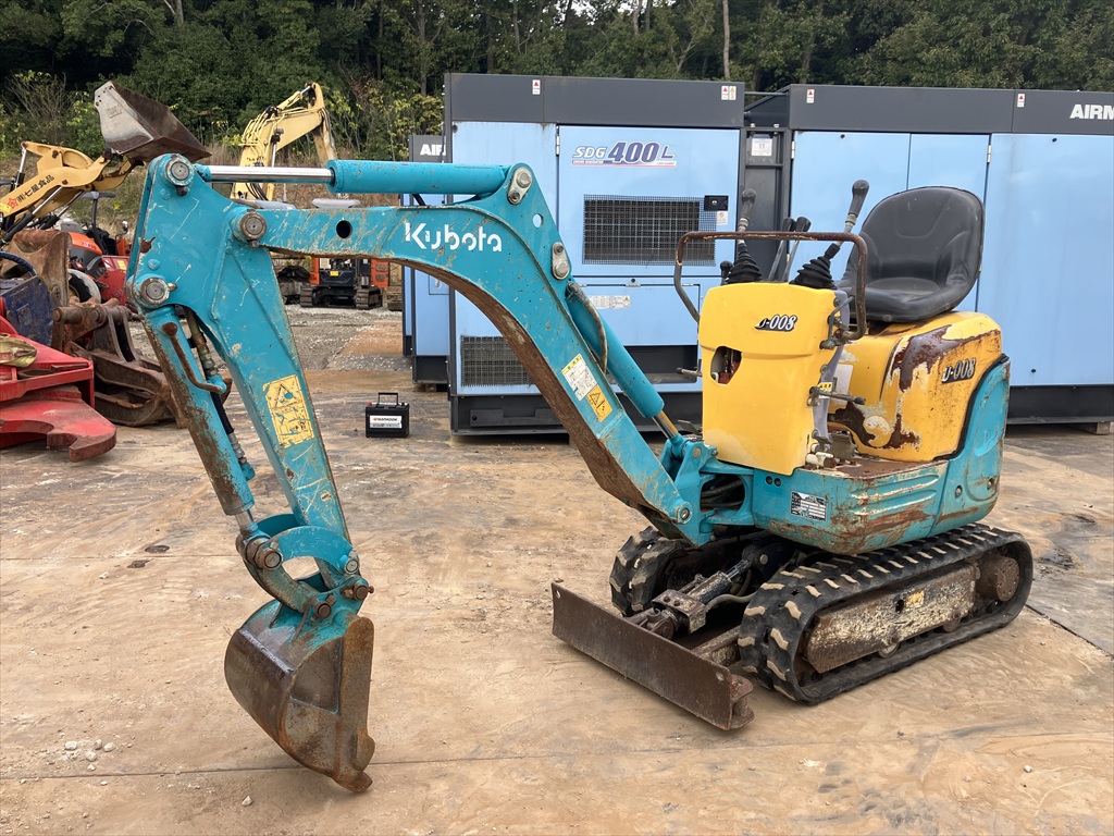 Used Kubota U-008 Mini Excavator (Mini Backhoe) (2004) for Sale in Japan | WORLDing